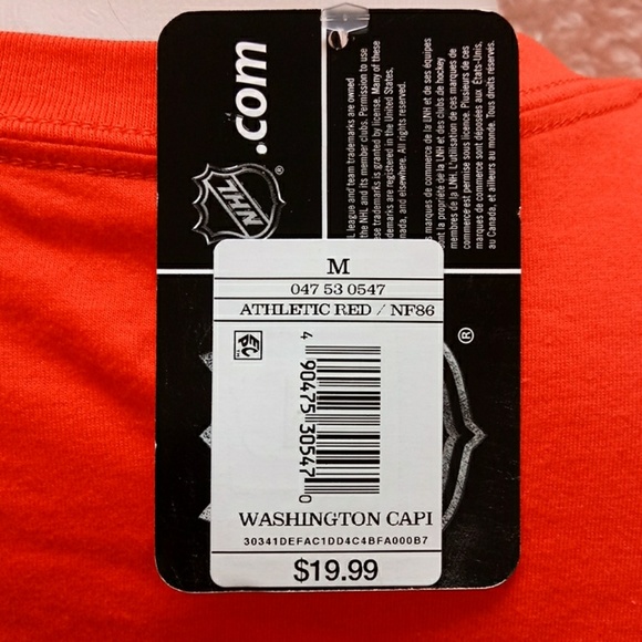 NHL Washington Capitals Tee BNWT - Picture 4 of 5